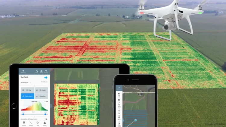 Drone yang digunakan untuk mengambil data pertanian masa depan